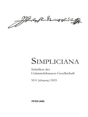cover image of Simpliciana XLV (2023)